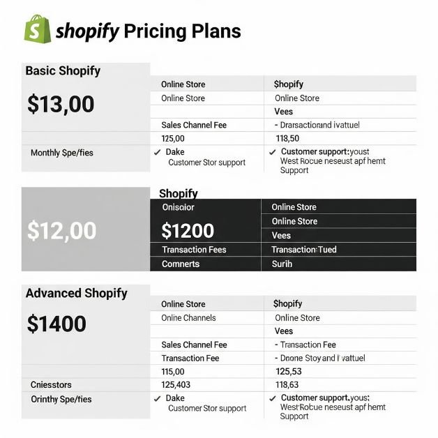 Shopify Pricing Plans