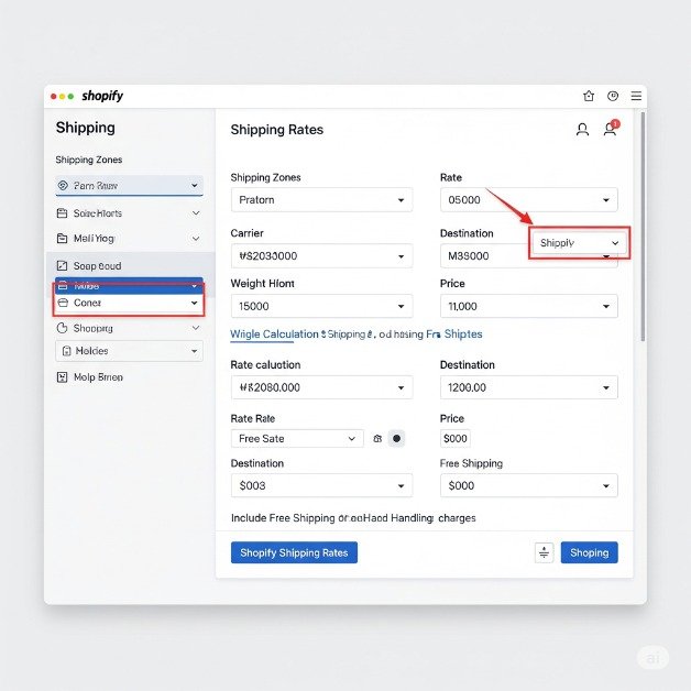 Shopify Shipping Rates Setup