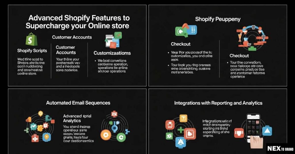 Advanced Shopify features