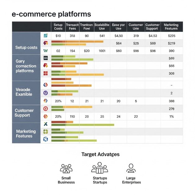 Core Ecommerce Features Shopify vs Ecwid