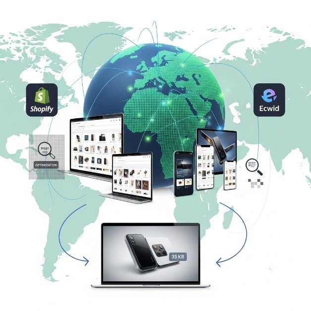 Global Selling Capabilities Shopify vs Ecwid