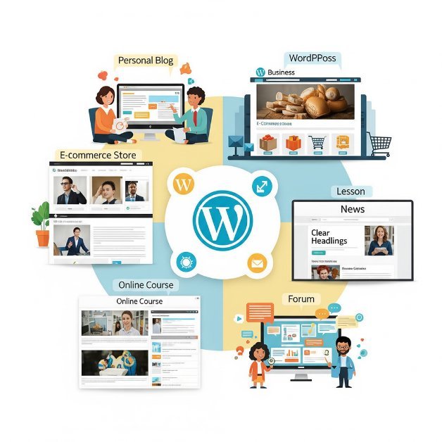 What kind of websites can you make with WordPress