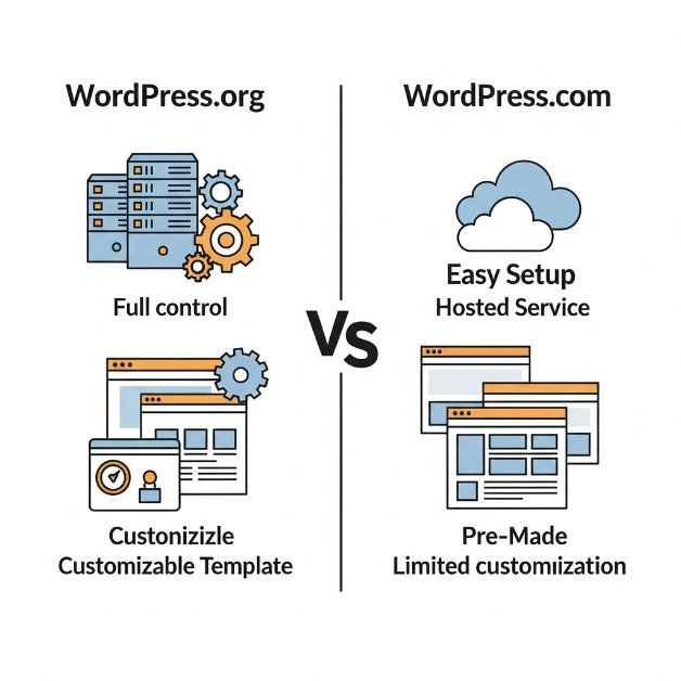 WordPress.org vs WordPress.com